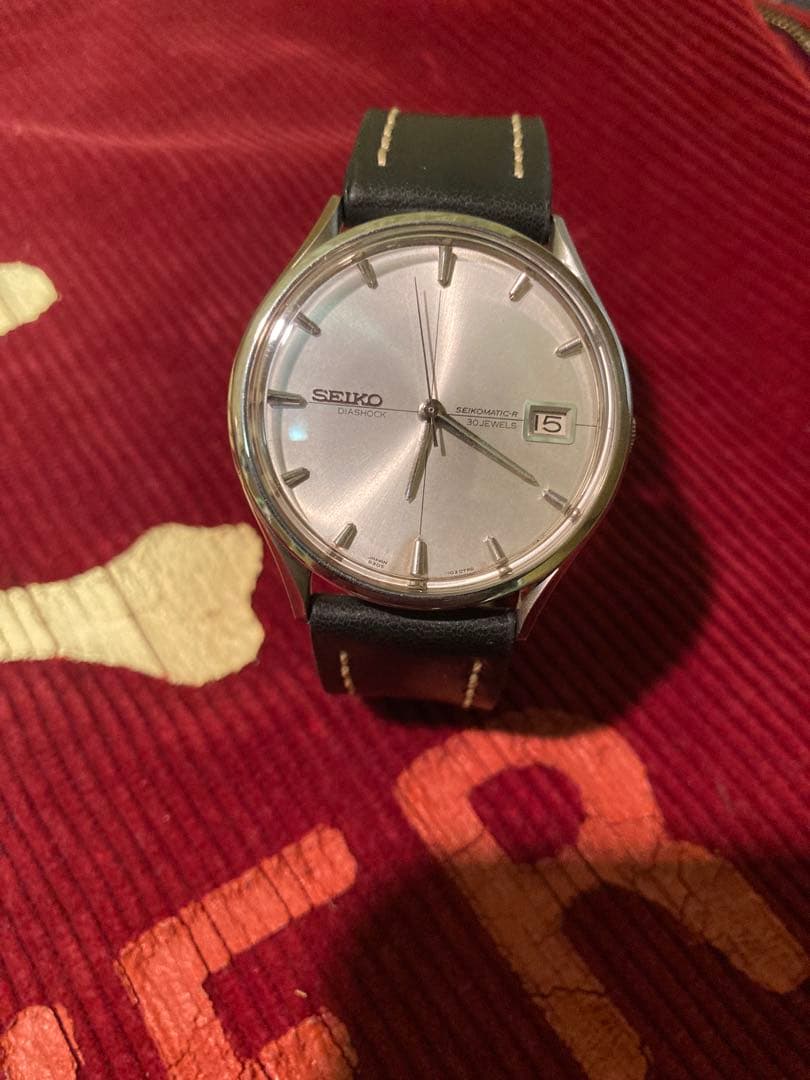 美品 セイコー マチックR カレンダー ダイヤショック8305-1010 イルカ