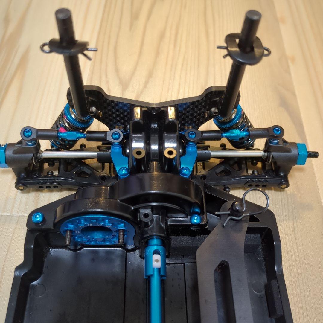 タミヤ　TT-02　タミチャレ仕様　オプション多数付き