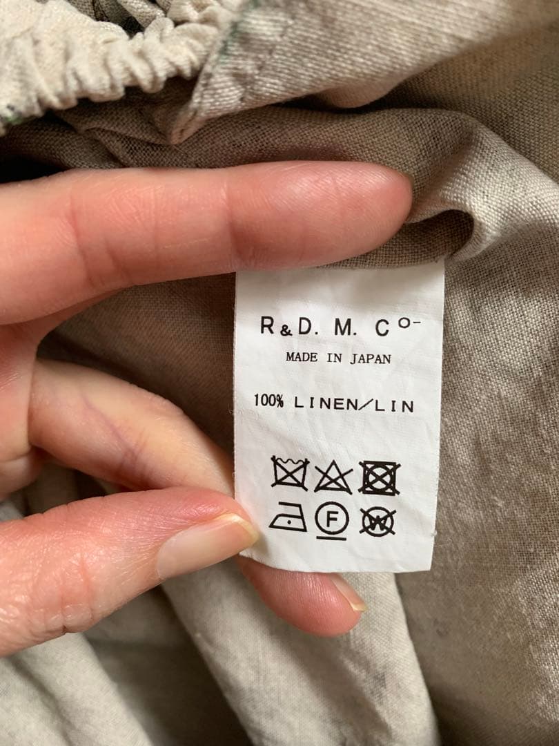 オールドマンズテーラー　WEEKEND HILL GOM PANTS