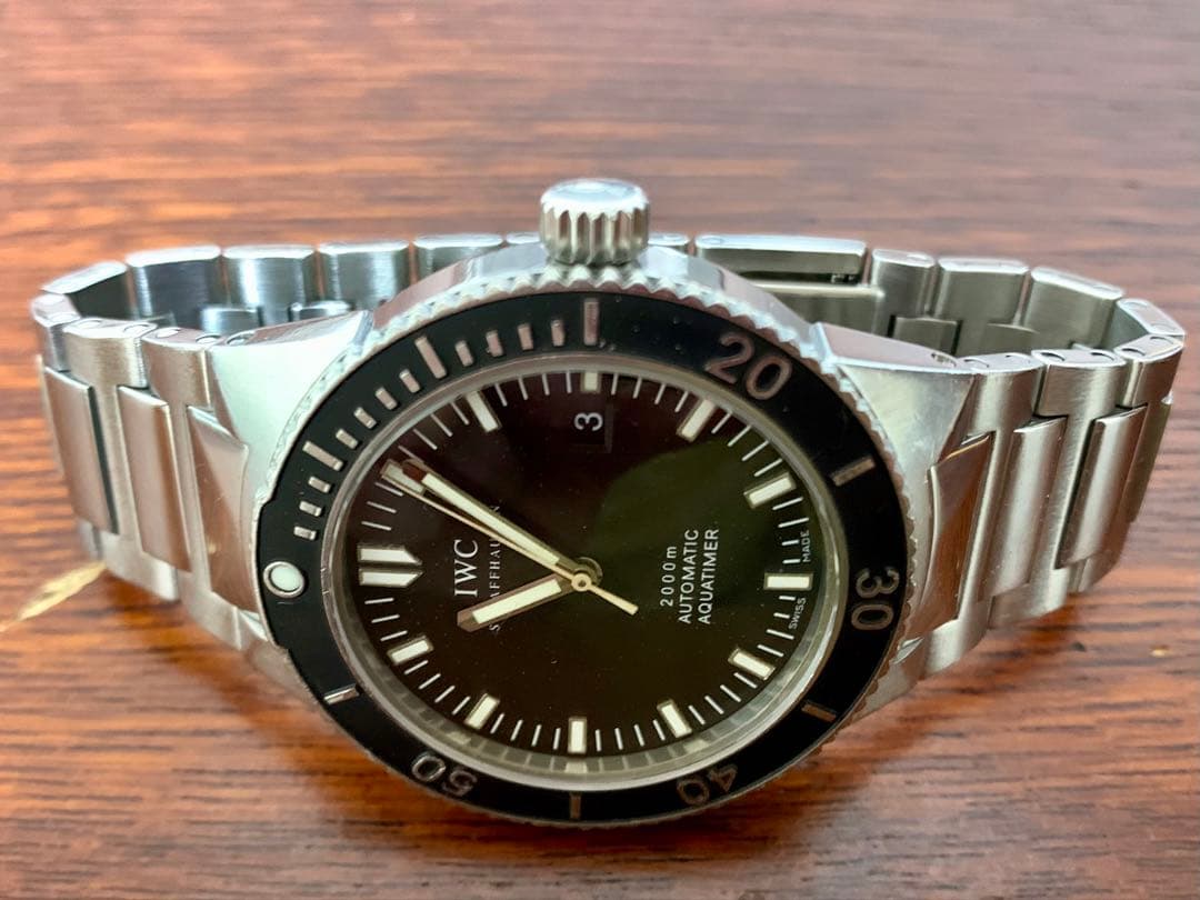 IWC GSTアクアタイマーRef.353602 ステンレス 付属品豊富 魚竜頭