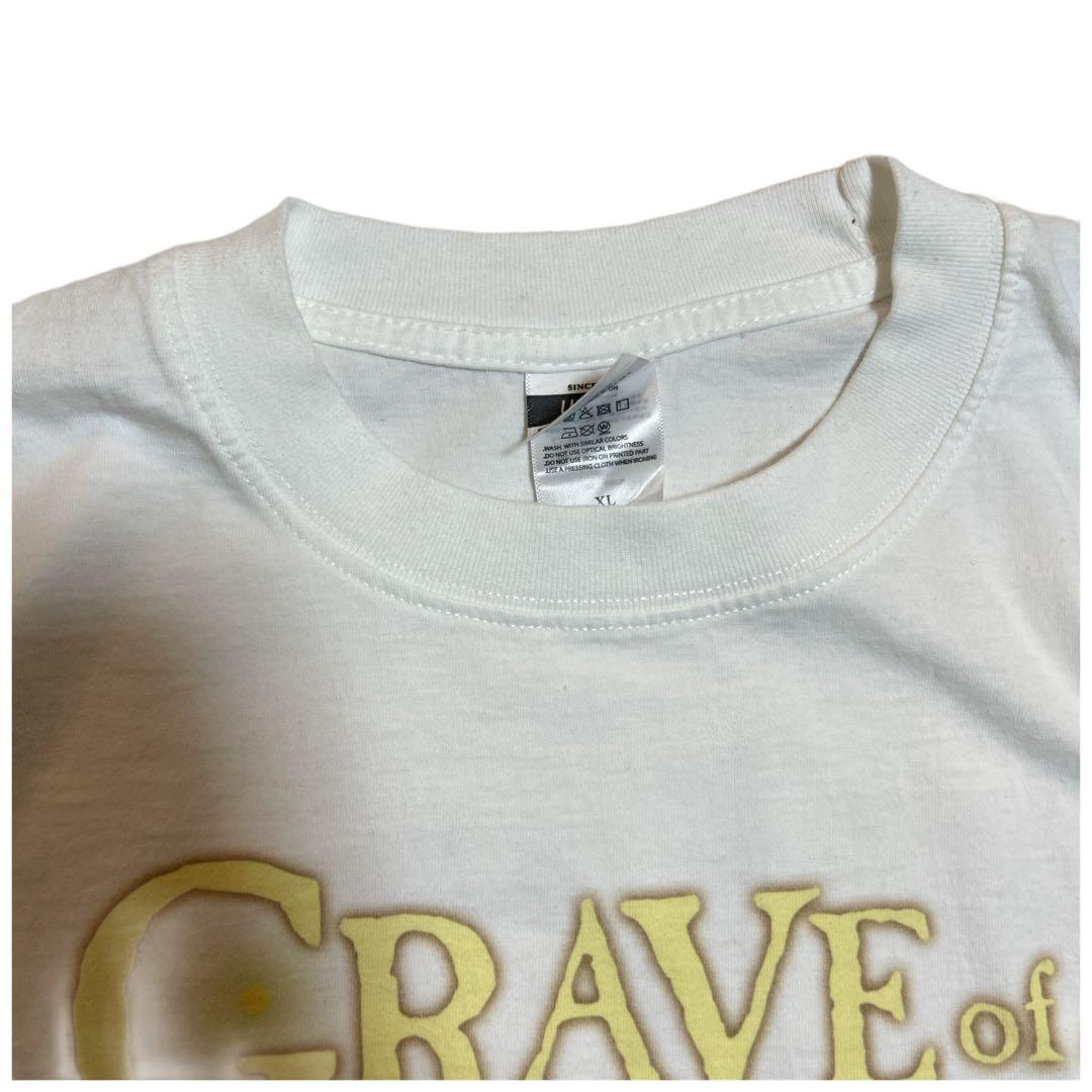 火垂るの墓 ほたるのはか ジブリ ブート シャツ ホワイト XL 激レア