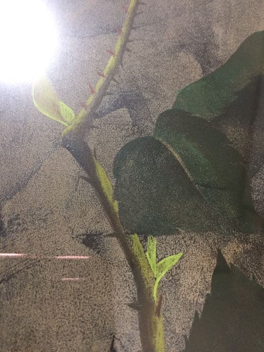 絵画 森下武 バラ