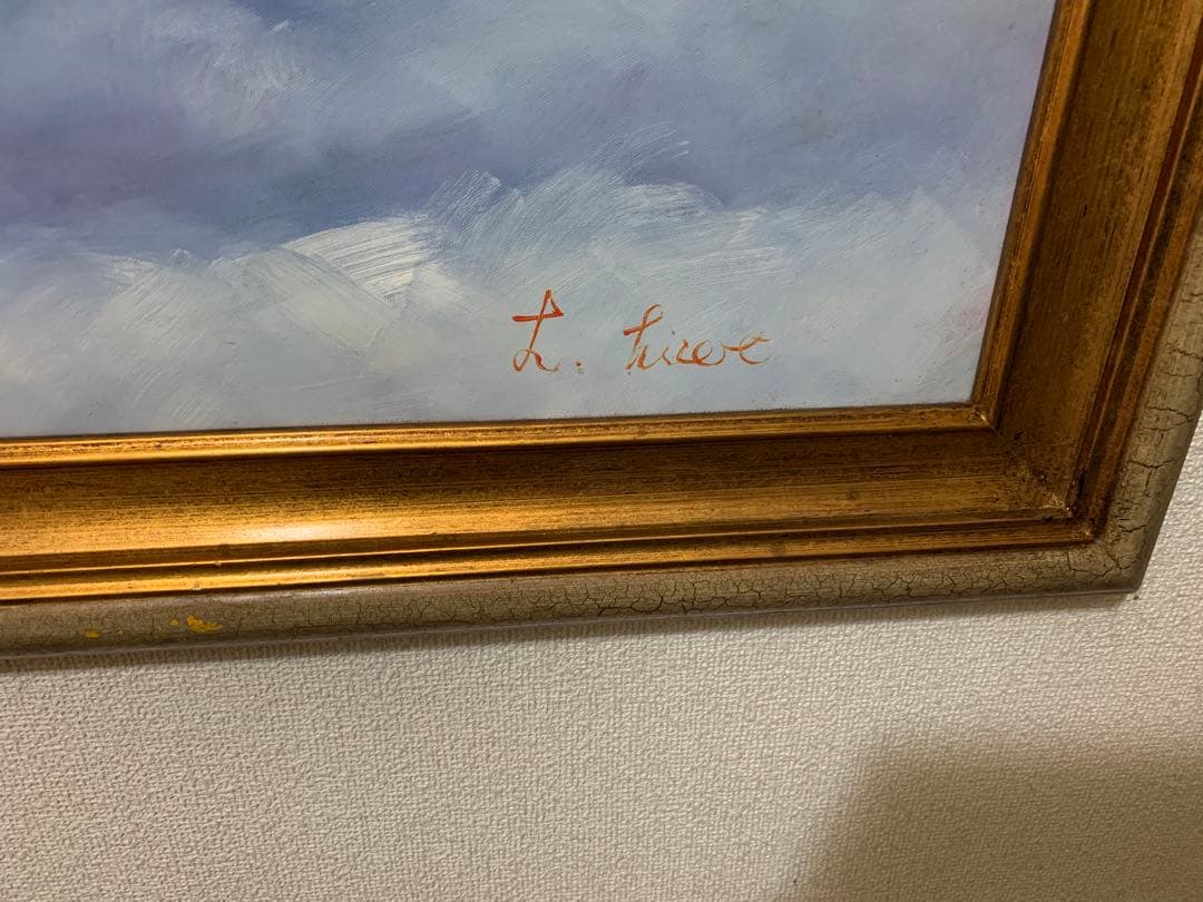 富士山M30号大判90✖️60白富士神々しく荘厳な迫力金運勝負師L.hisert