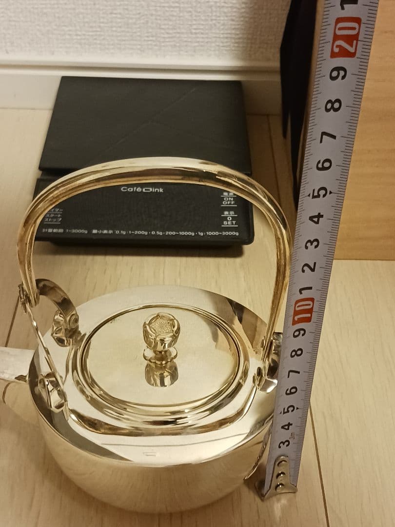 純銀製 酒器 銚子 重量 約312グラム 阪急百貨店造 - メルカリ