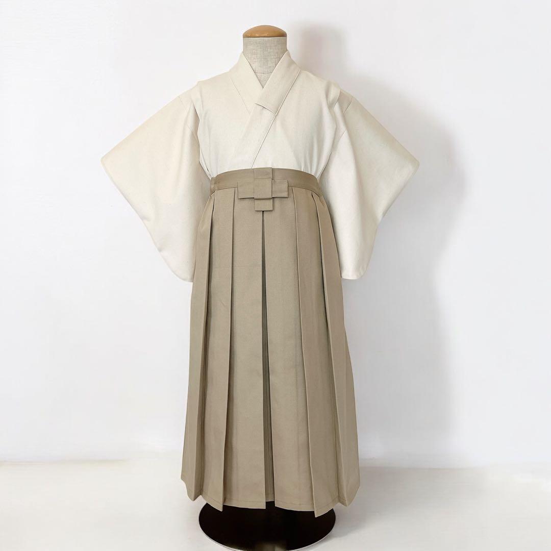 ぽよよ★［麻の葉ライト］羽織袴3点セット ハンドメイドꕤ七五三 5歳男の子