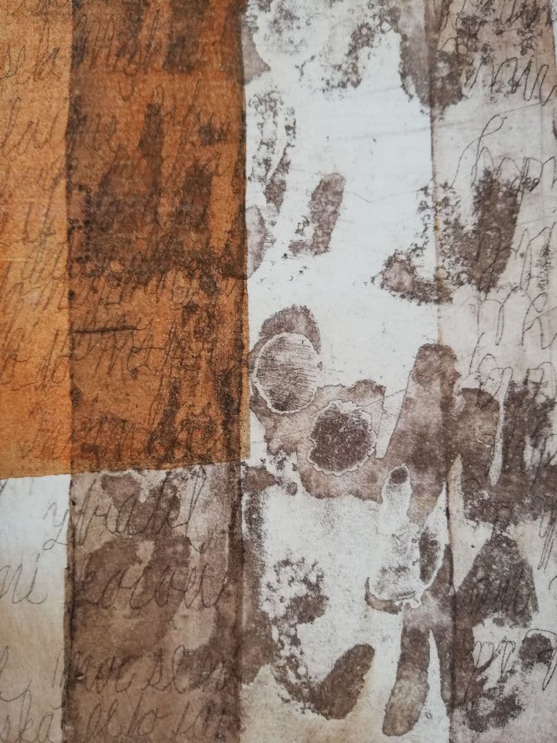 アート193　「文学A(ダークイエロー)」 インテリアコーディネート