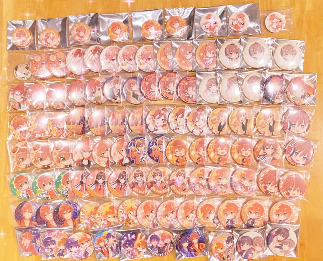 すとぷり ジェルくん 歴代 缶バッジ