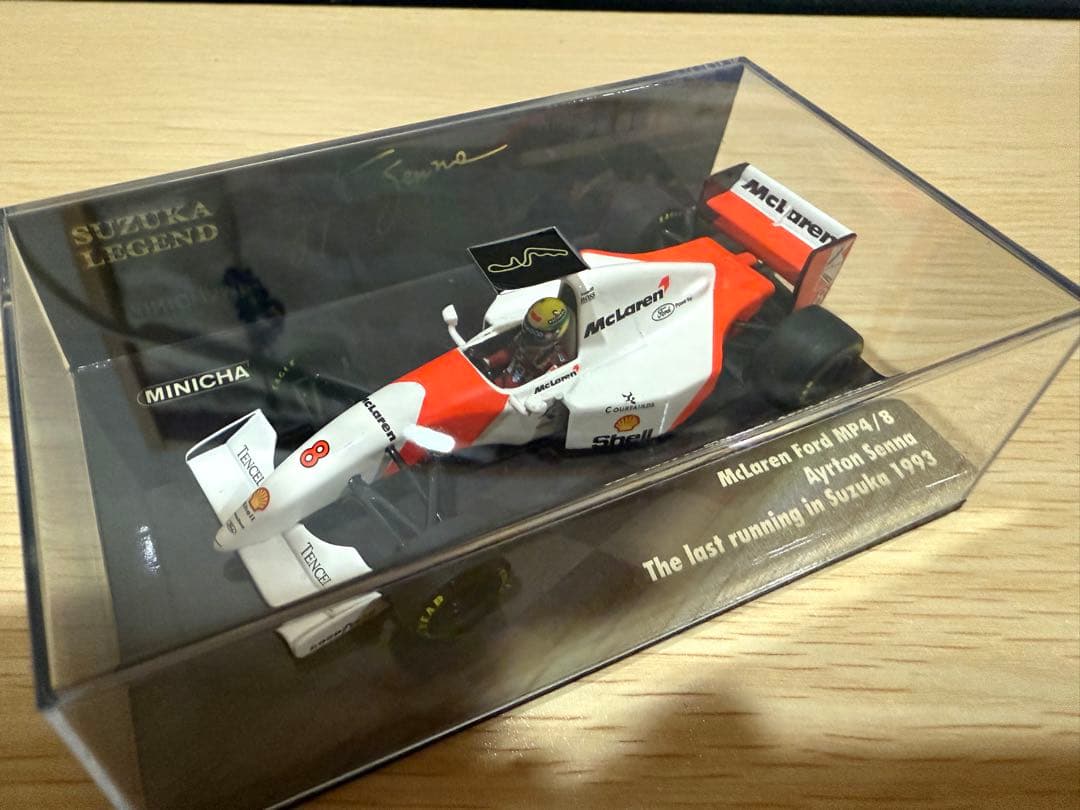 【鈴鹿レジェンド】ミニチャンプス F1 マクラーレン MP4/8 セナ