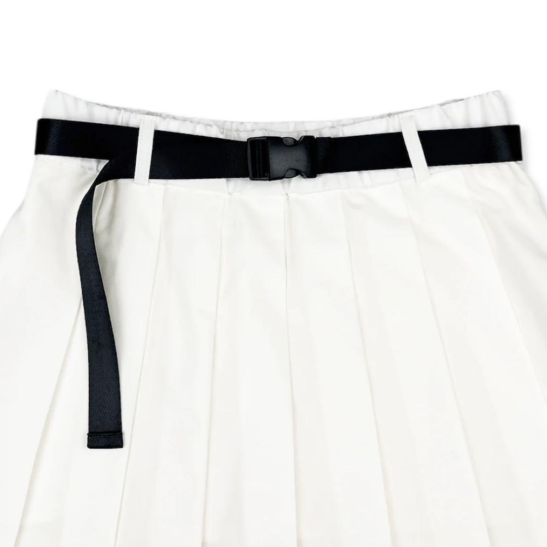 キャプテンズへルムゴルフ Cph/Golf プリーツスカート 白 ゴルフウェア