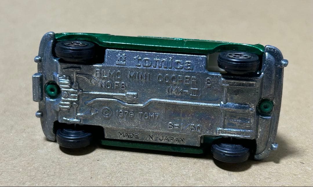 トミカ F8 ミニクーパー 輸出仕様 メタグリーン