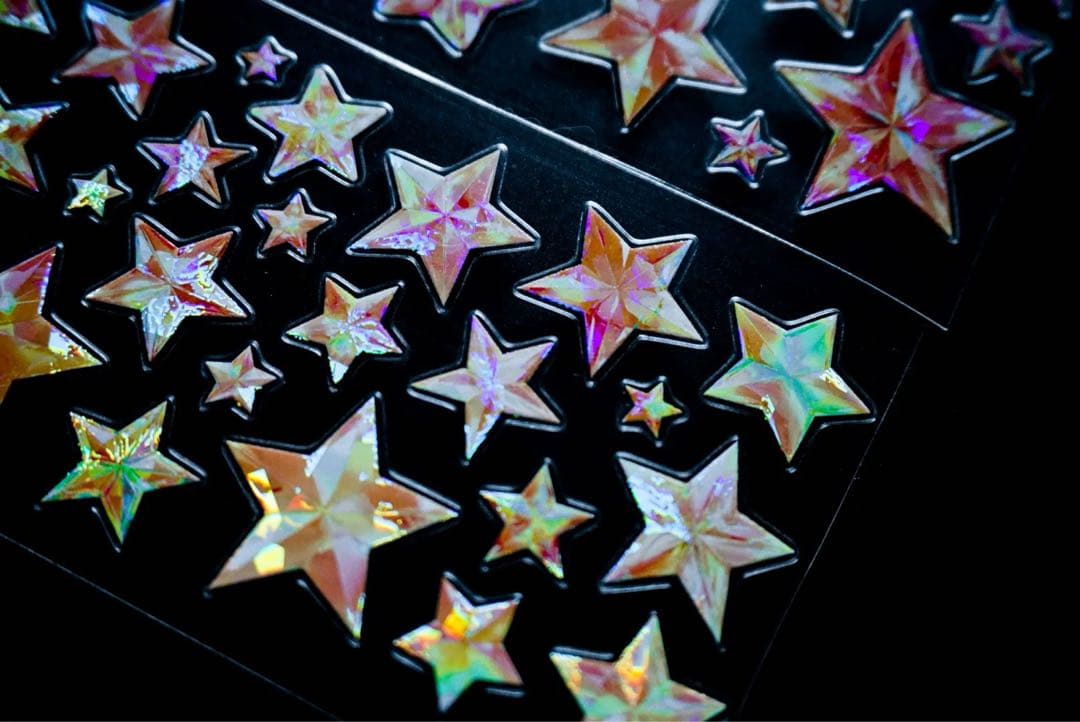 海外マスキングテープ巻売り 星屑漫遊・ピンク 装飾マスキングテープ