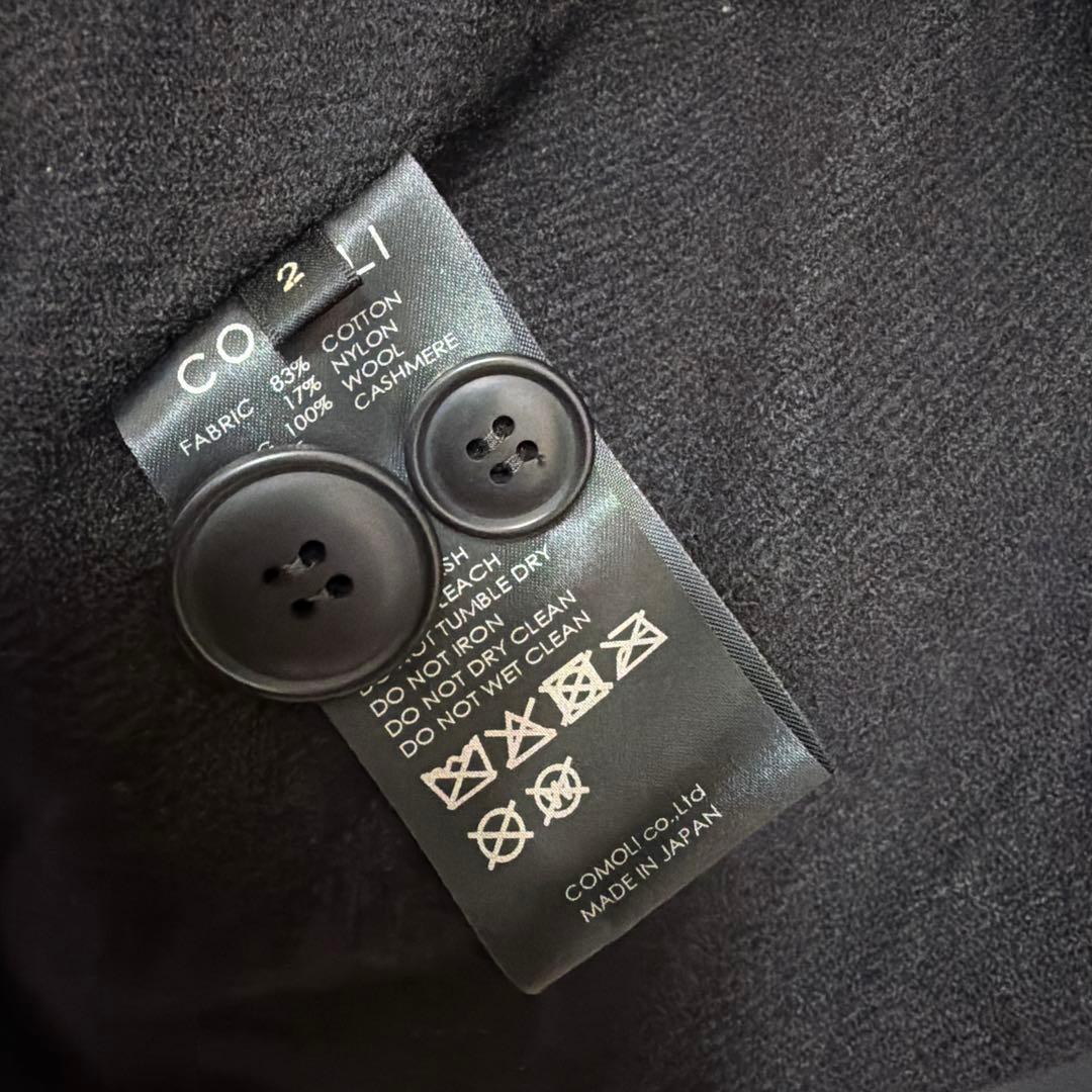 COMOLI(コモリ) コットンナイロンミリタリーフーデッドコート