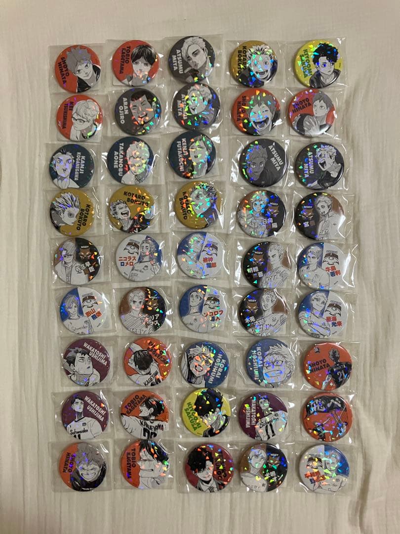 ハイキュー‼︎ 完全受注生産オールスター缶バッジ 全45種類セット