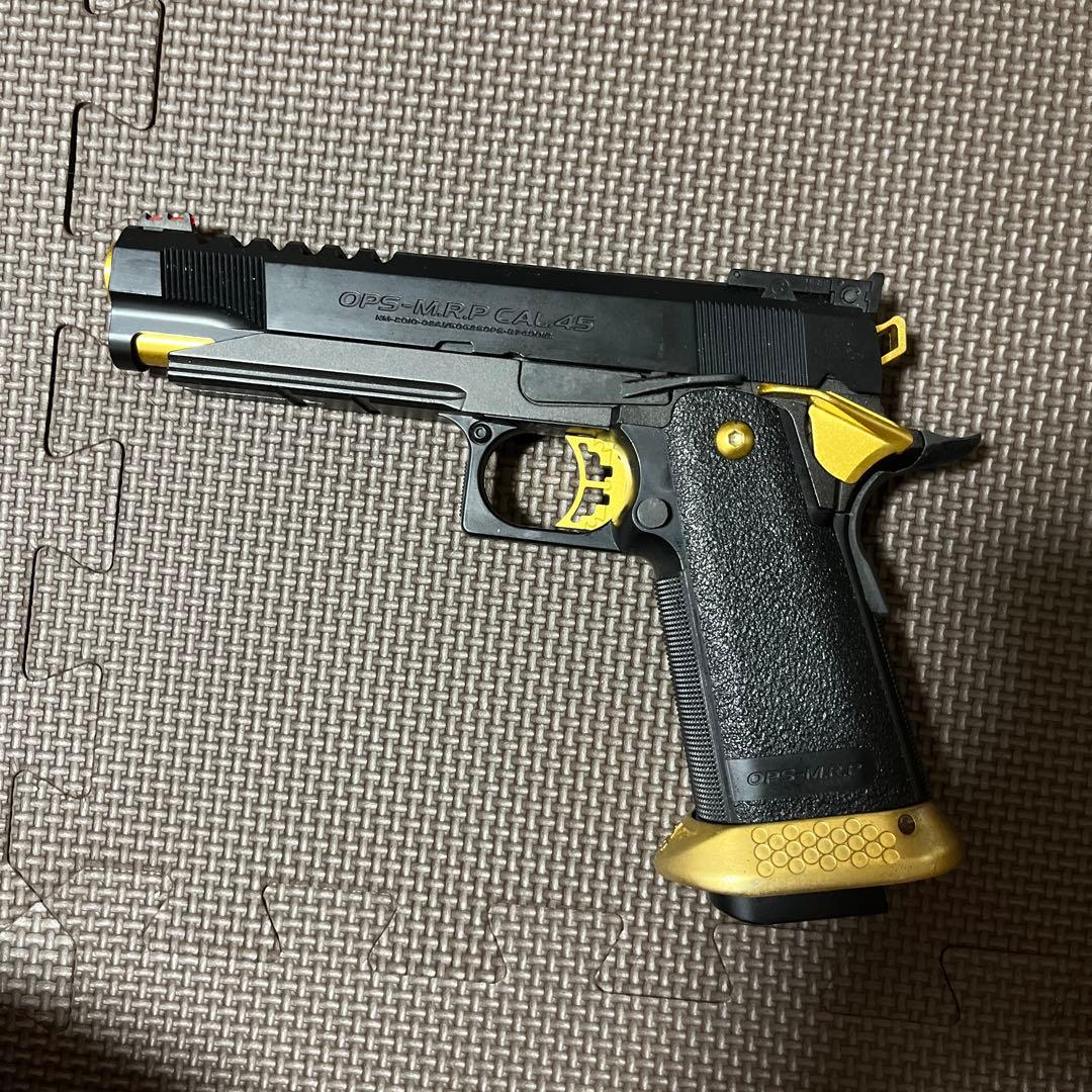 中古 東京マルイ ハイキャパ 5.1 ゴールドマッチ カスタム品 - メルカリ