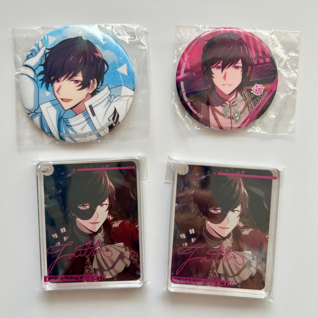 エリオスライジングヒーローズ エリオスR 缶バッジ アクキー 4点