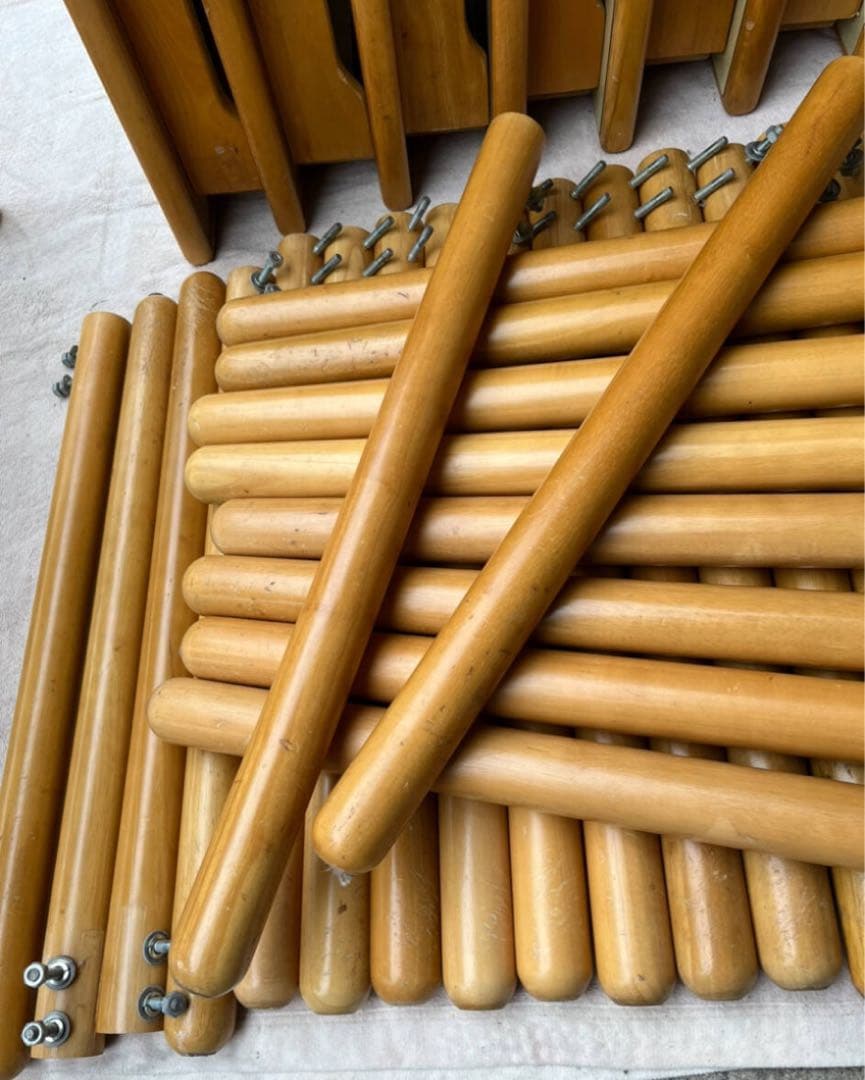 カリモク ダイニングテーブル 作業台 陳列台 台 店舗 テーブル 4台セット