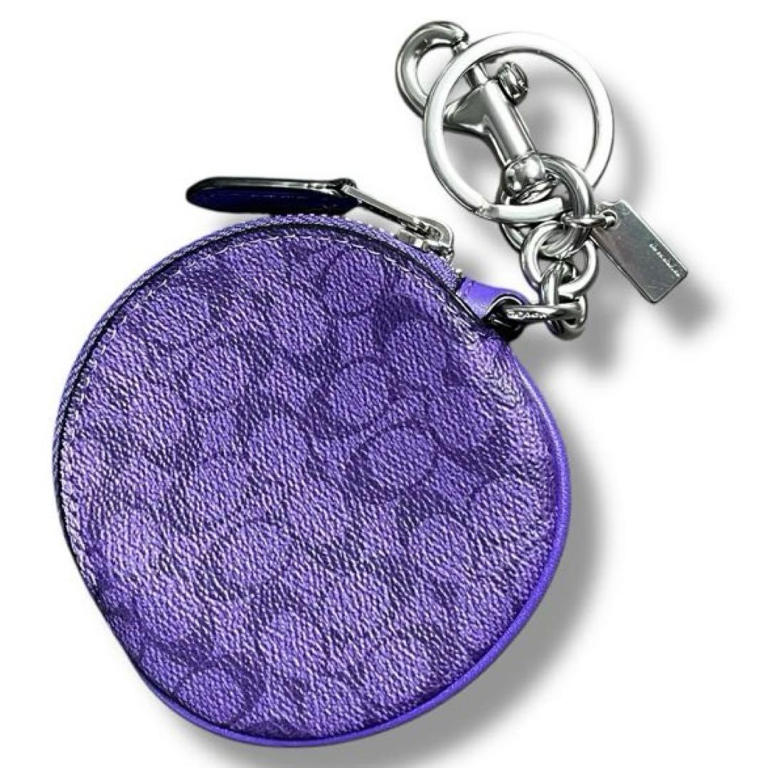 美品 コーチ COACH キーホルダー ケース 財布 シグネチャー ポーチ