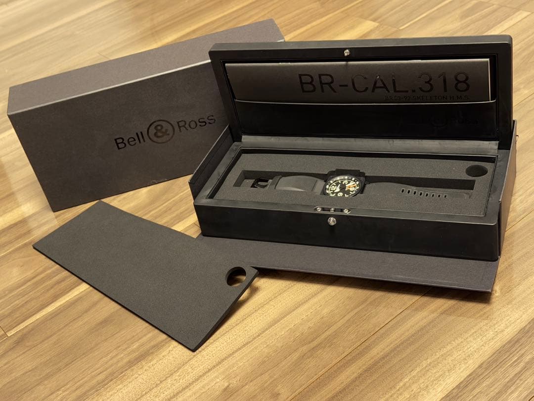 値下げ‼️超美品 ベル&ロス Bell & Ross BR01-93GMT