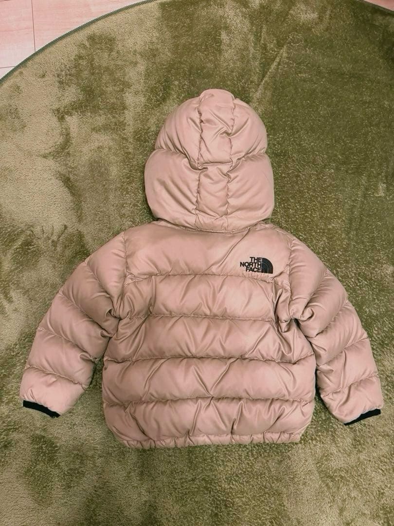 THE NORTH FACE フード付きダウンジャケット ベージュ