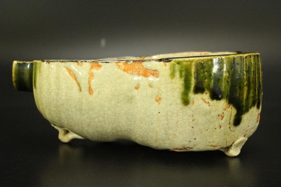 織部焼 瓢箪型器 深皿 大小七客 和食器 向付(メ1594)