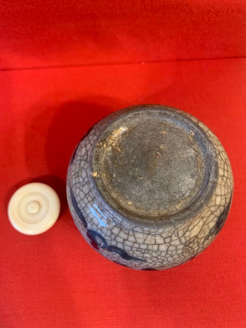 朝鮮　ベトナム　茶入　牙蓋　1客