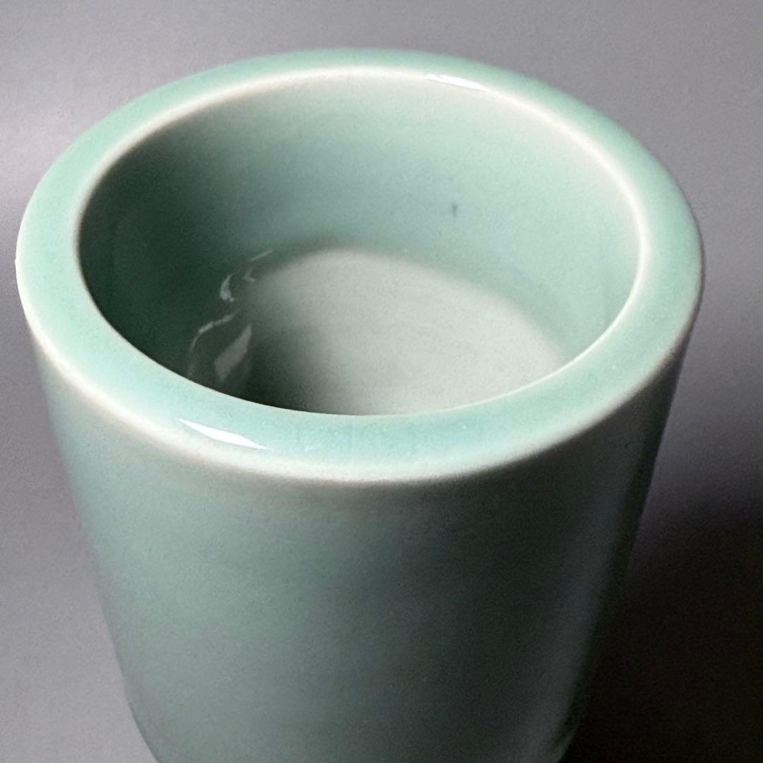 盛期 鍋島青磁杵形花池 二重共箱 有名蒐集家 旧蔵 図録掲載品！ 本物