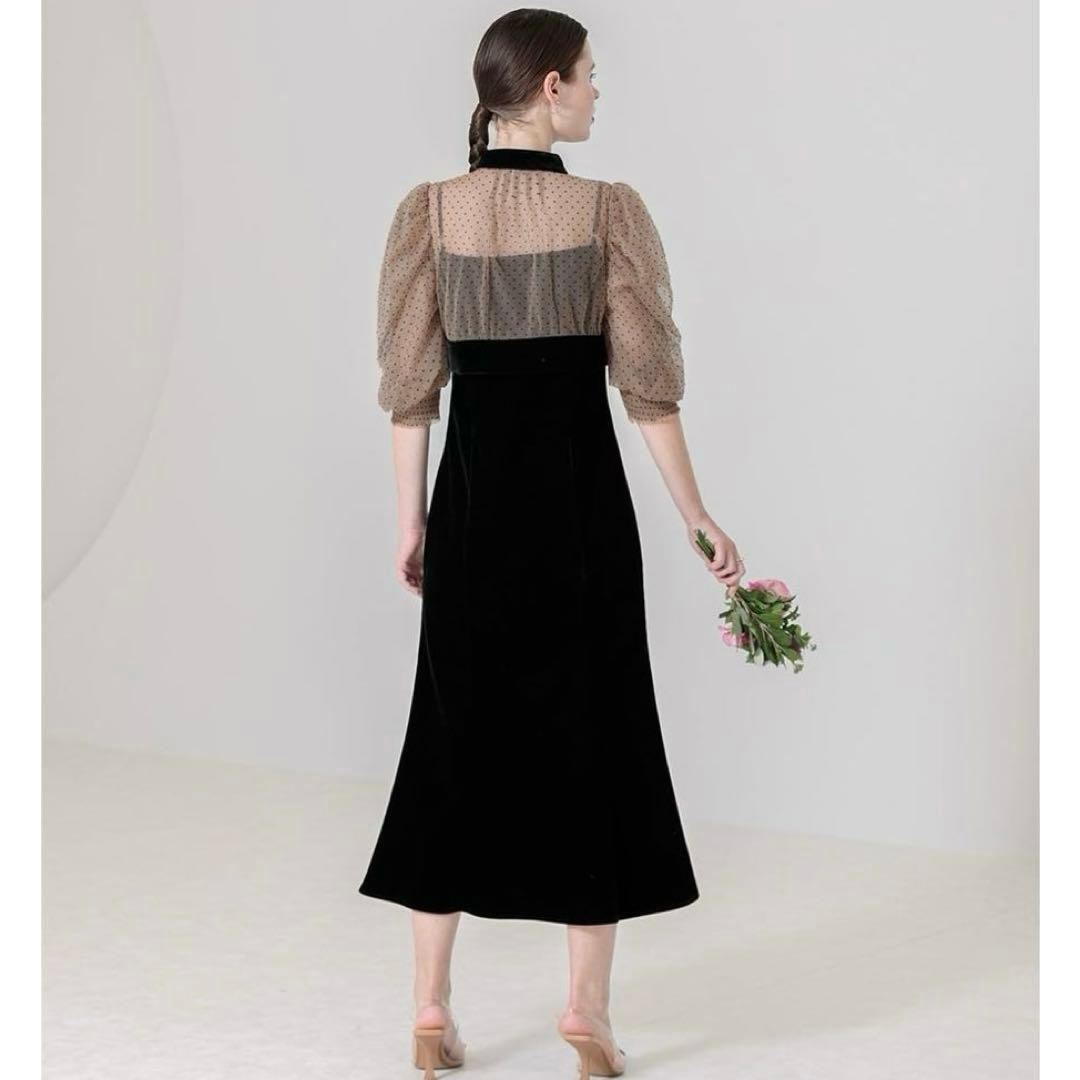 Leja ドレス パーティー フォーマル ドット レース マーメイド 結婚式