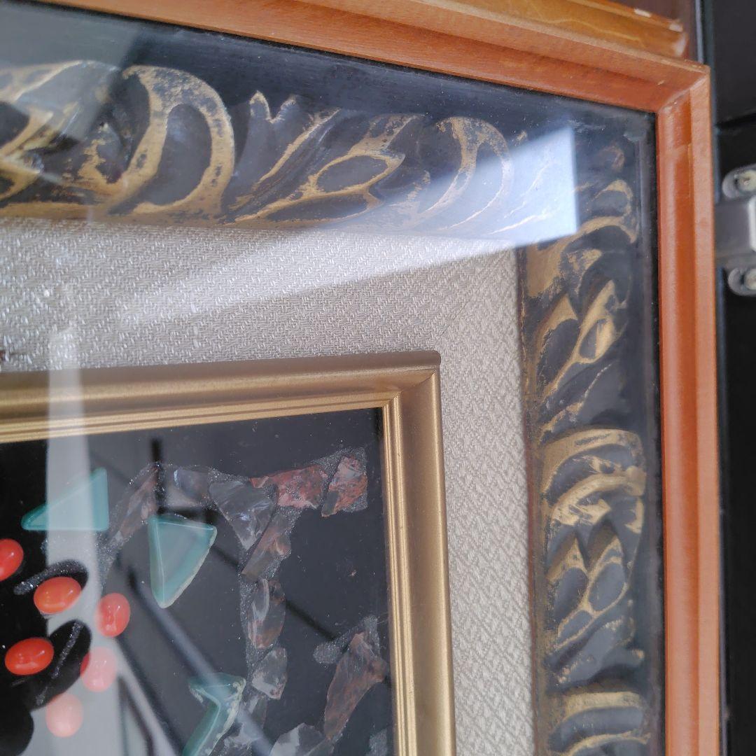 定価10以上】宝石画 貴石画 ジュエリーアート 夫婦 キジ