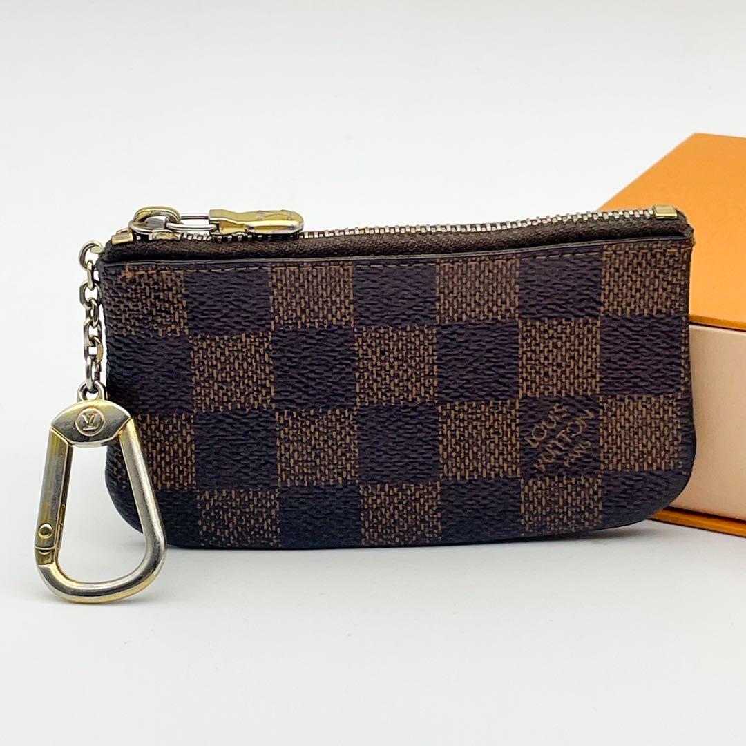 【極上美品】ルイヴィトン ダミエ ポシェットクレ ケース キーケース