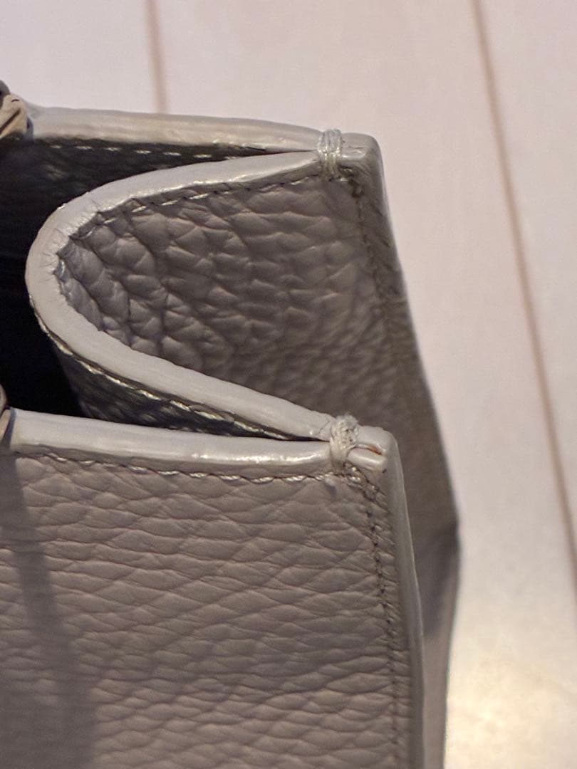 FURLA グレー ジュ　ハンドバッグ 保存袋付き