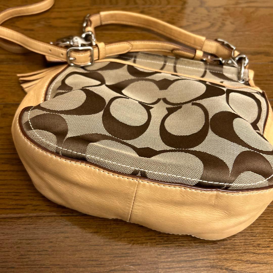 コーチ ショルダーバッグ ベージュ/ブラウン