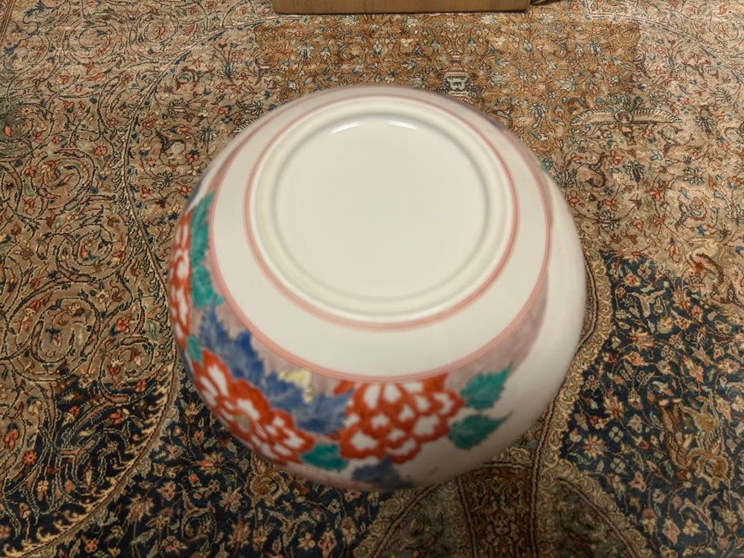 角皿 5枚 染付 古伊万里 明治 江戸 微塵唐草 松竹梅 歪み