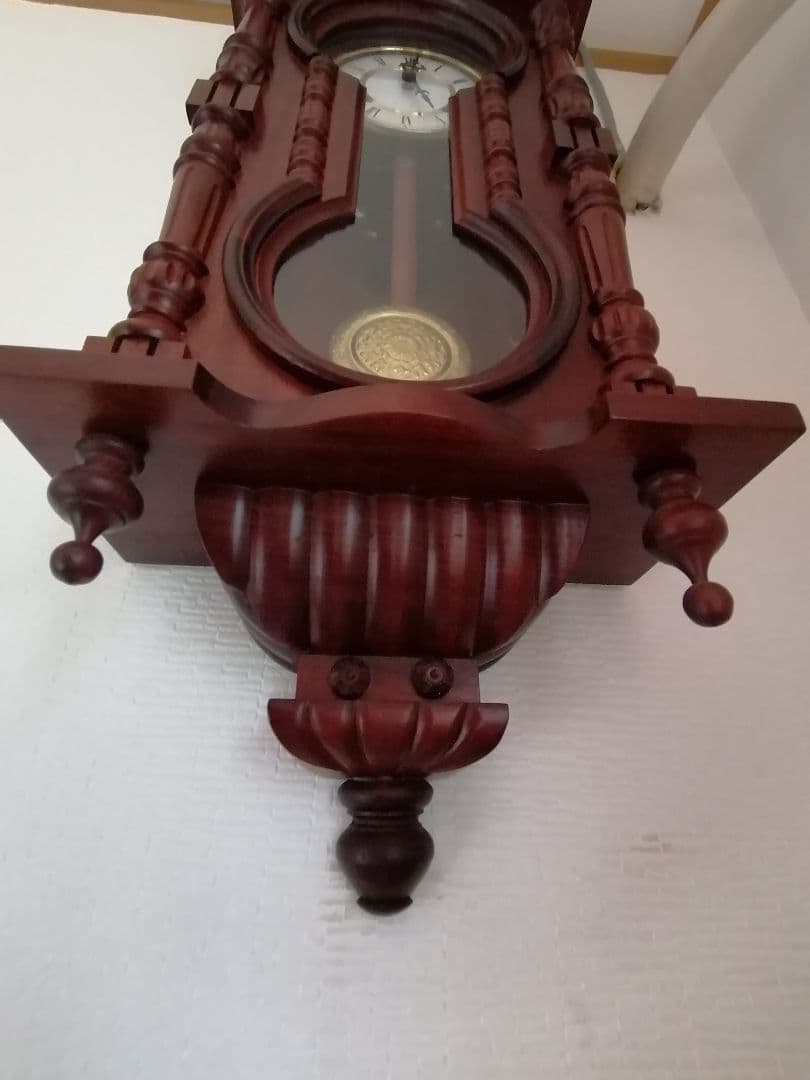 クラシック木製振り子時計