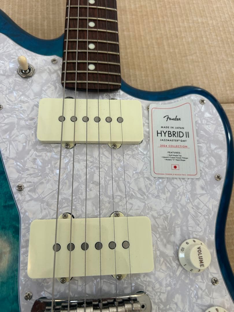 2024年限定！Fender Hybrid2ジャズマスターアクアマリン