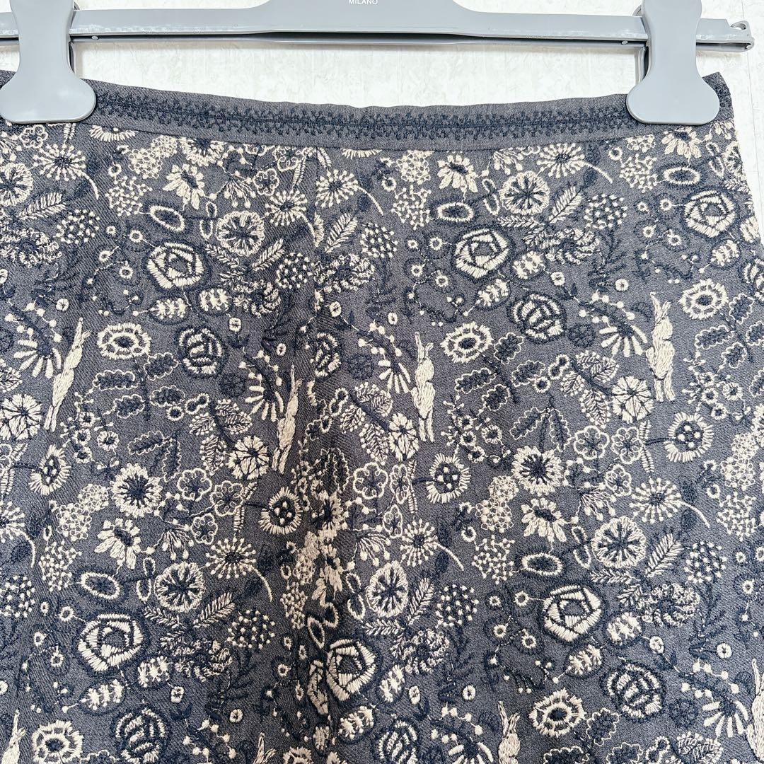 【希少】mina perhonen celebrate 総刺繍 スカート 日本製