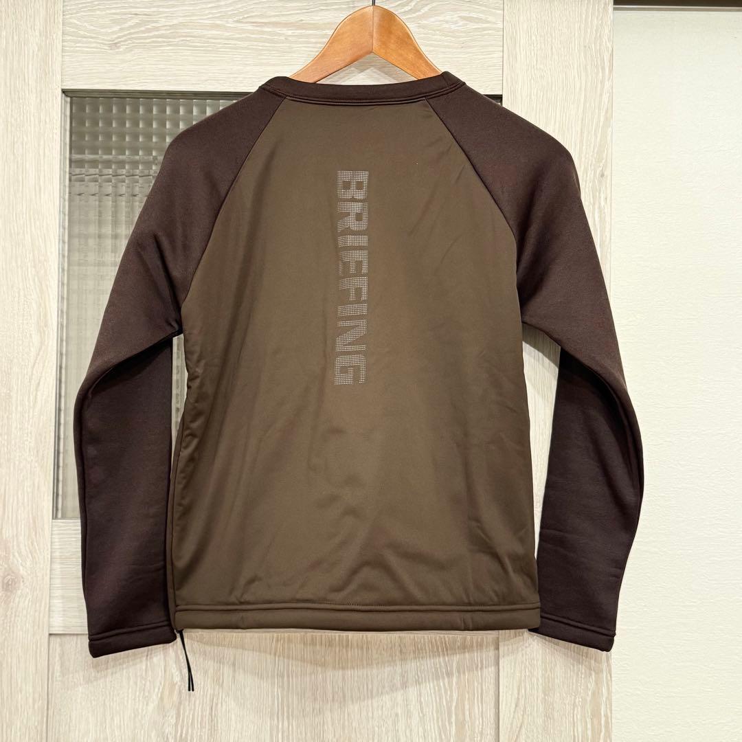 ☆新品未使用☆ブリーフィング ポーラテックウインドブロッククルーネックXS