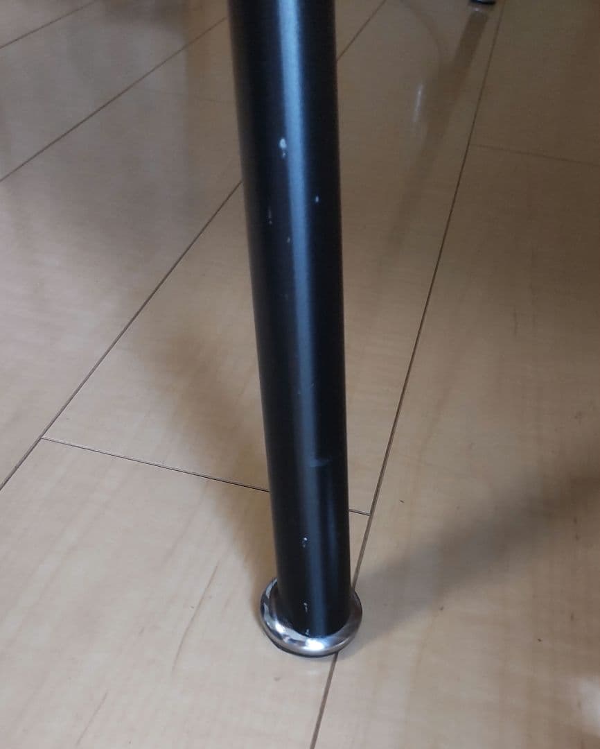 モモナチュラル momonatural ダイニングテーブル 棚あり アイアン脚