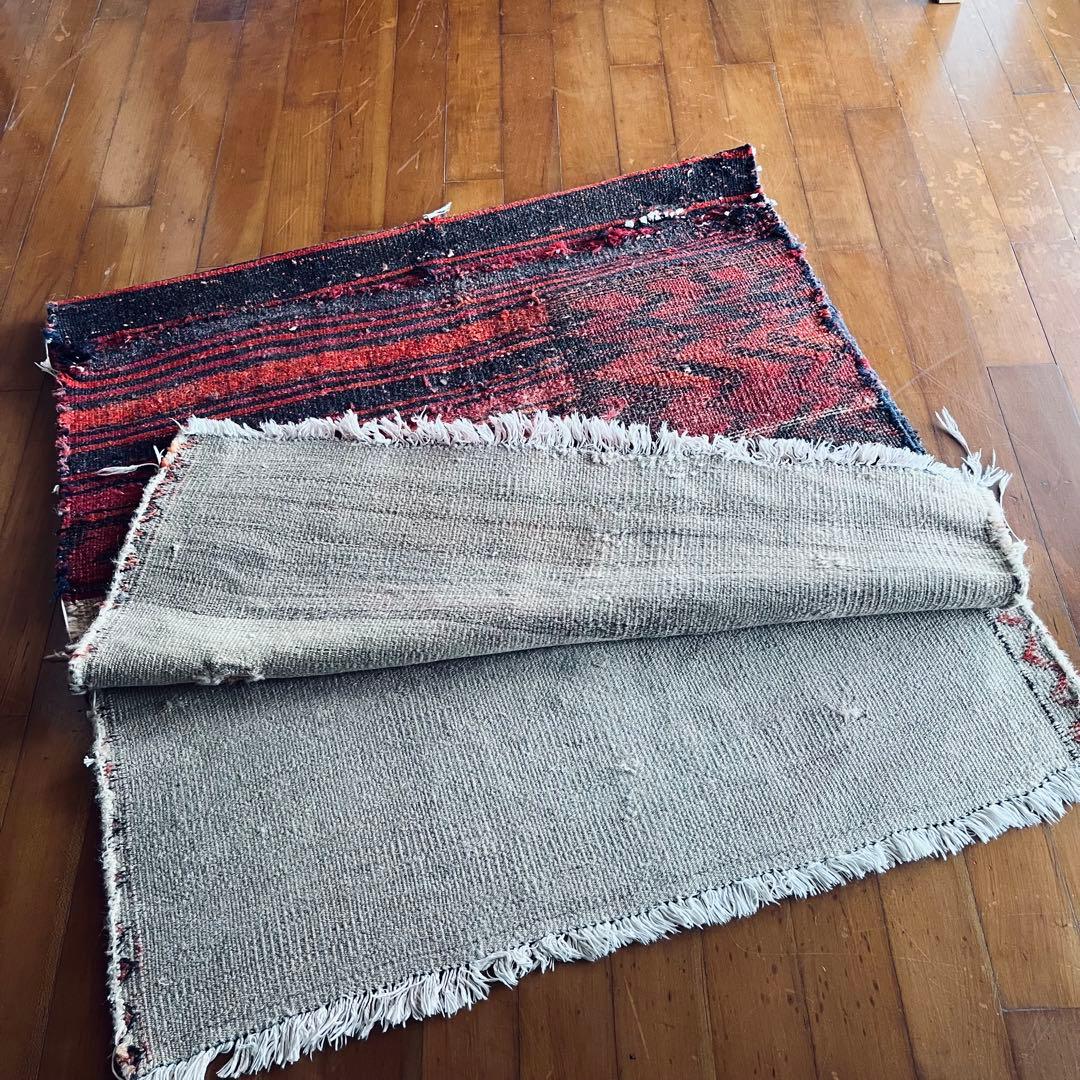 手織りアンティーク絨毯 トライバルラグ ヴィンテージ ギャッベ キリム