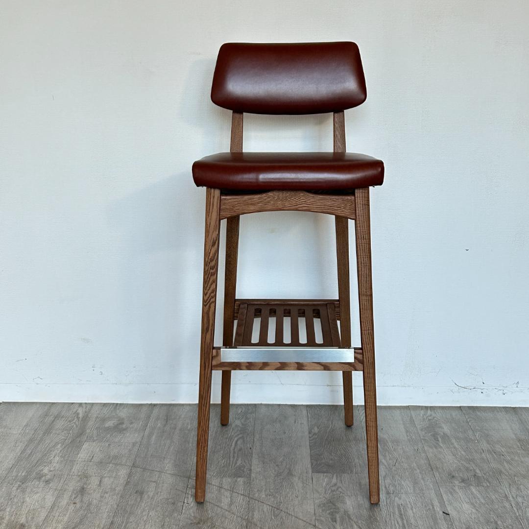 木製 丸イス スツール ハンドメイド 座面高44cm 6脚