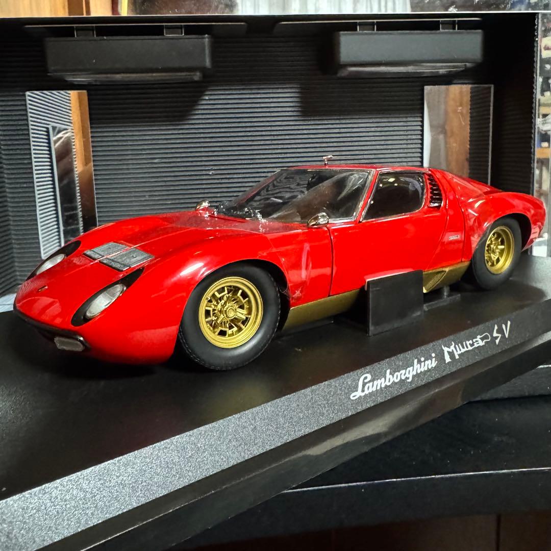 未展示品 京商 1/18 ランボルギーニ ミウラ P400 SV レッド