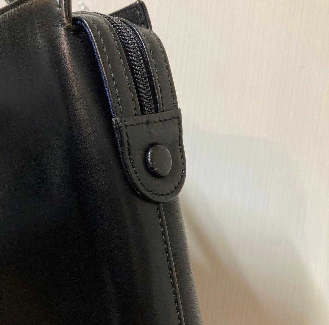 im ISSEY MIYAKE イッセイミヤケ 2wayレザーバッグ 黒