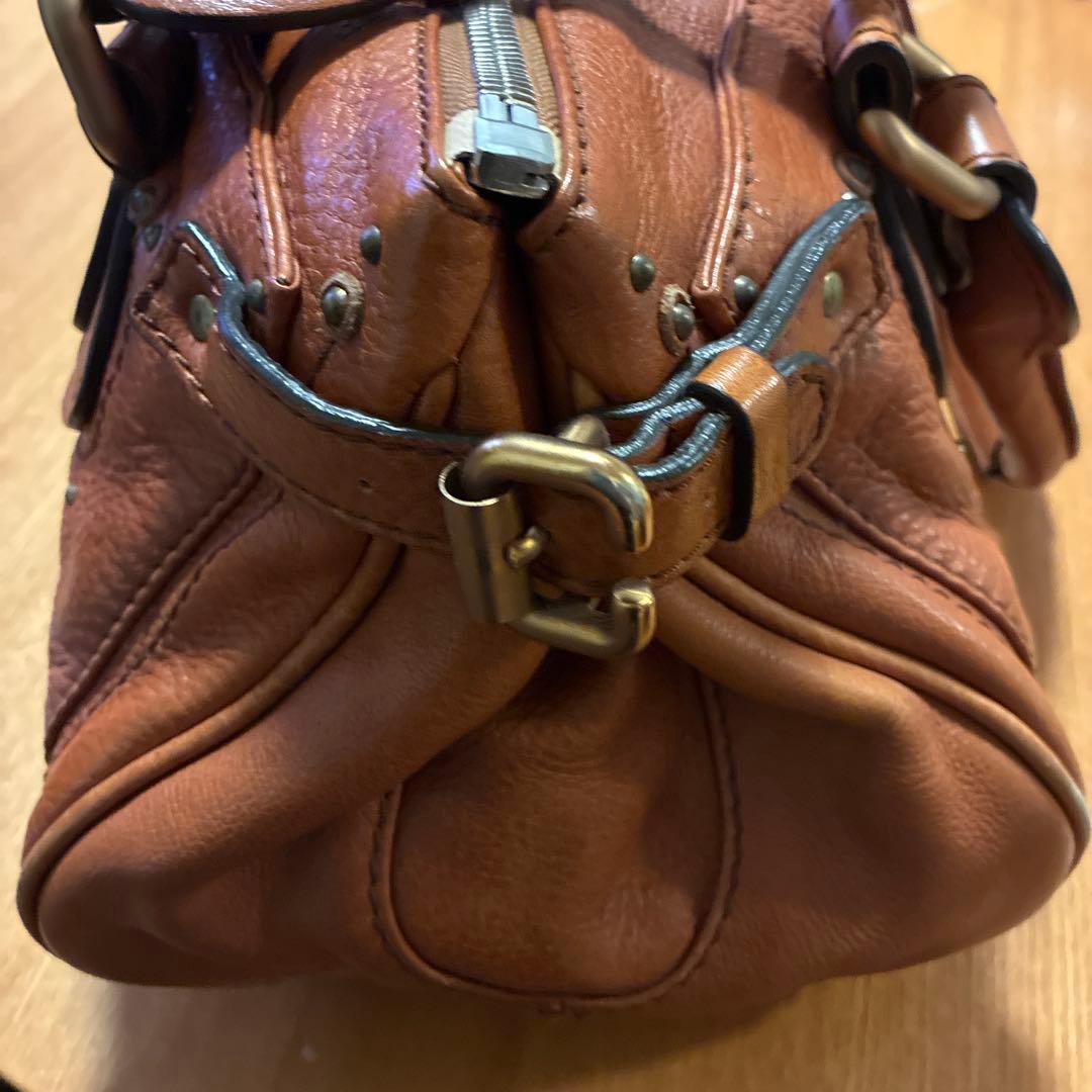 Chloé ブラウンレザー ハンドバッグ