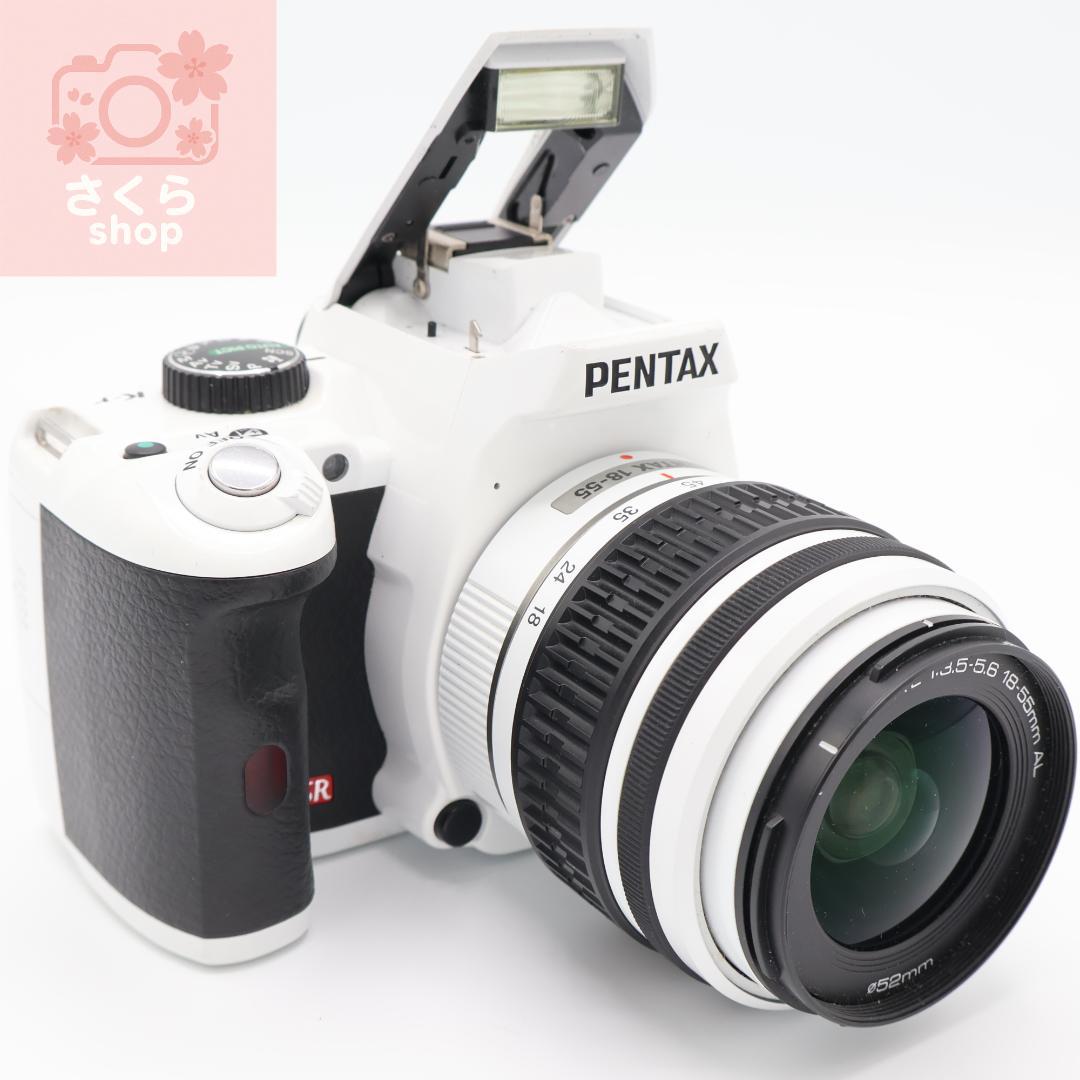 ❤️ PENTAX ペンタックス k-rホワイト❤️ スマホ転送❤️一眼レフ❤️ 良品】PENTAX ペンタックス デジタル一眼レフカメラ K-x レンズキット