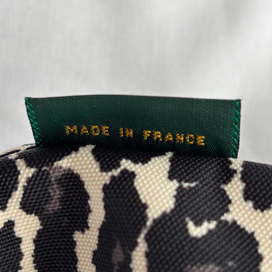 極美品 エルベシャプリエ ナイロン舟型 ショルダーバッグ パンサーブラン