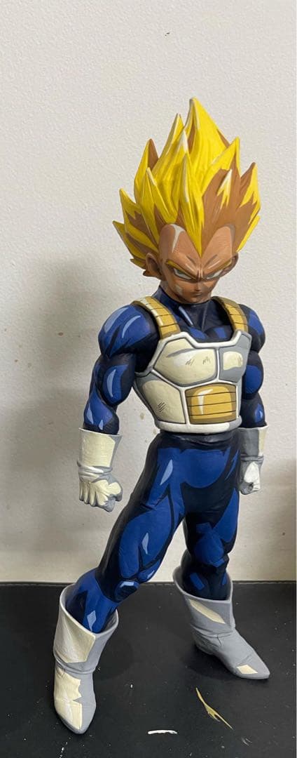 ドラゴンボール一番くじベジータ01、04リペイントフィギュア。