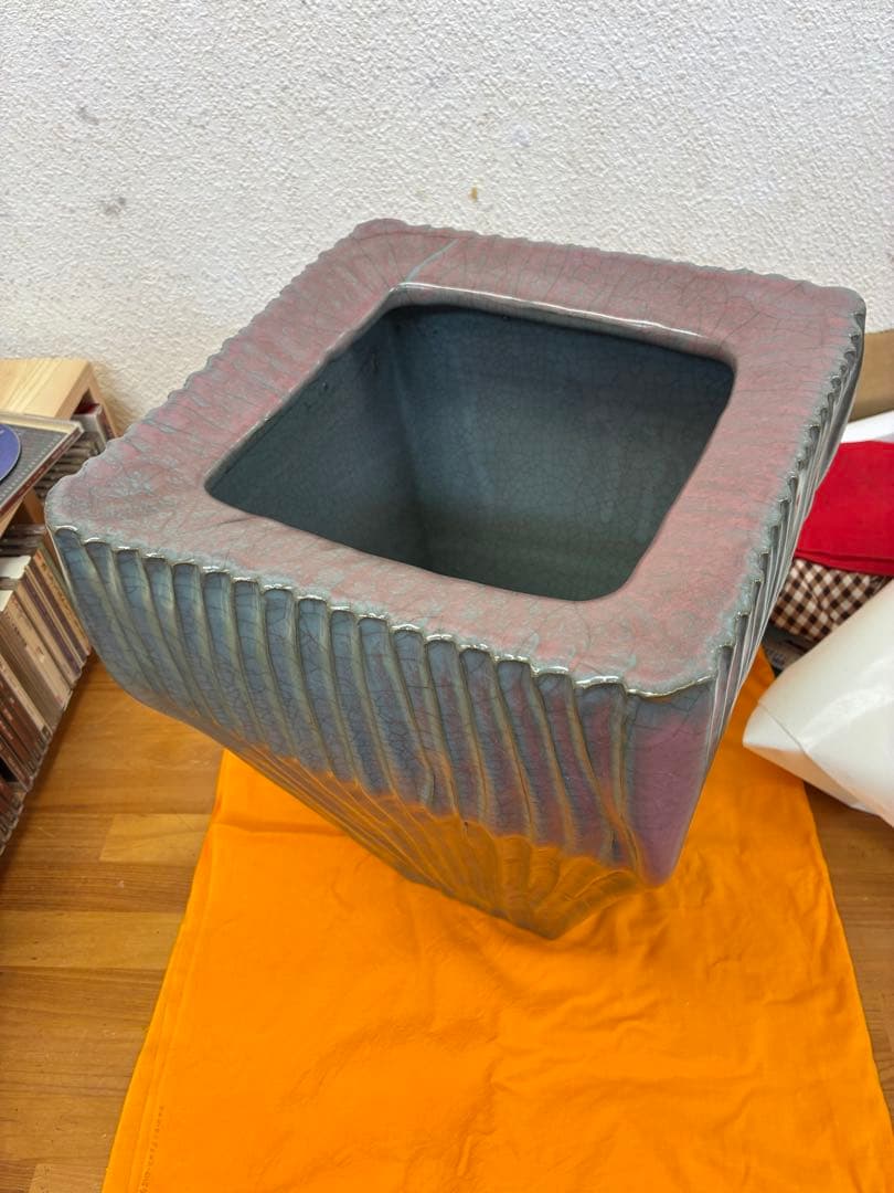 真作保証品　中島宏　青瓷釉彩壺　共箱・共布■本物保証■　最上位作　人間国宝