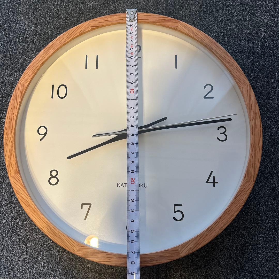 KATOMOKU カトモク　電波時計　 壁掛け時計