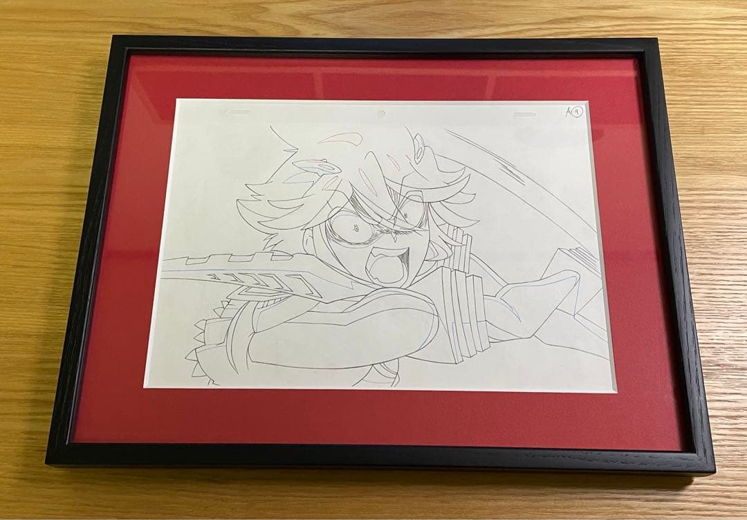 キルラキル 生動画(第12話纏流子vs針目縫 交戦シーン）額縁付き