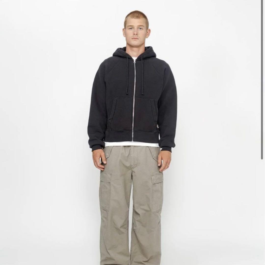 トップス STUSSY AW24 FLEECE RAGLAN ZIP HOODIE