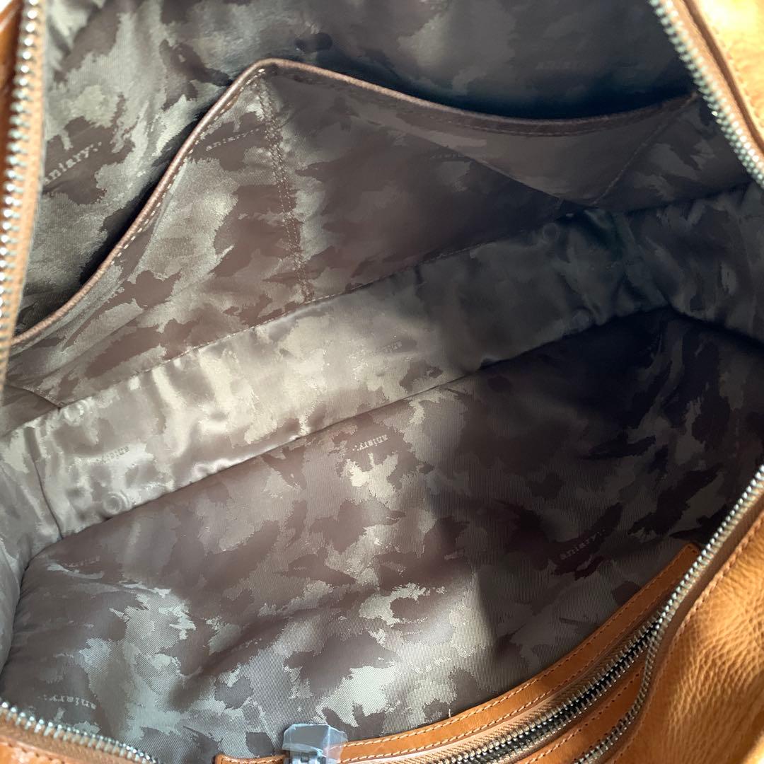 美品＊aniary アニアリ ブリーフバッグ 2way キャメル A4 ビジネス